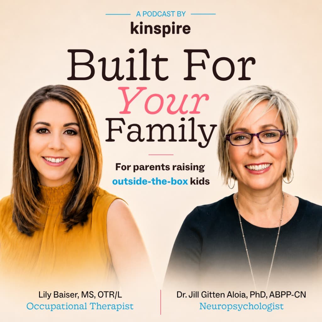 Built For Your Family podcast cover featuring Lily Baiser and Dr. Jill Gitten Aloia